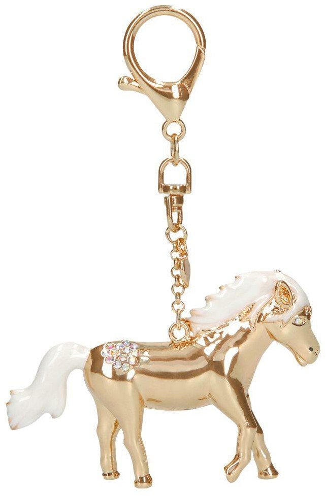 Depesche Horses Dreams Schlüsselanhänger Pferd Gold