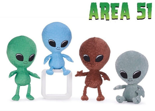 Area 51 Plüsch Alien Embossed Mat 25 cm 4fach sortiert