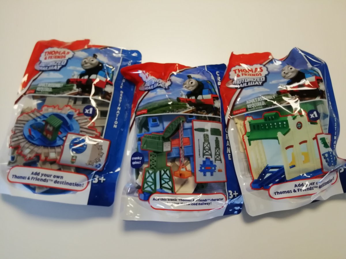 3er Set Thomas & Friends Motorisierte Eisenbahn im Polybag