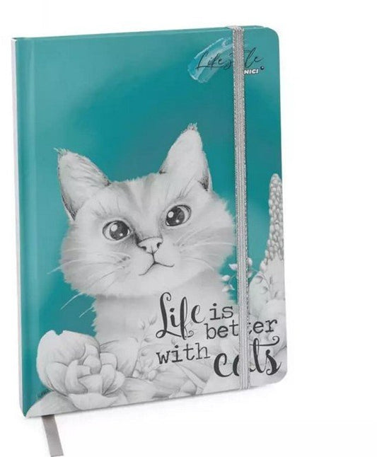 NICI Notizbuch Katze Meowlina 15x21cm,