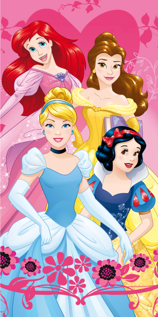 Disney Prinzessinnen Handtuch Baumwolle Strand Badetuch 70x140cm