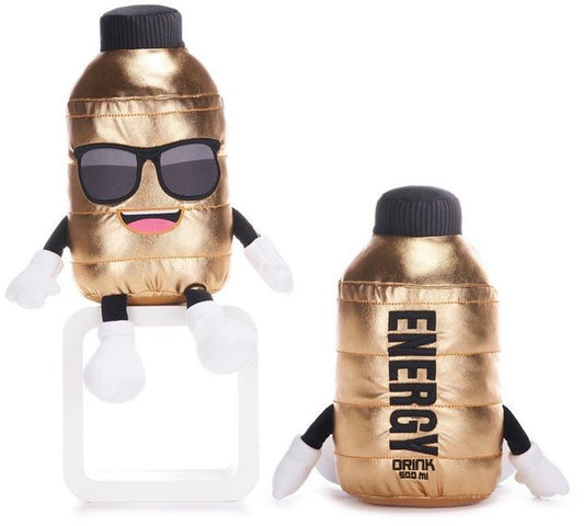 Energy Drink Plüsch (Gold Edition) 36 cm
