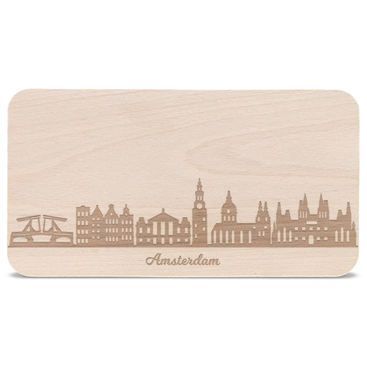 Frühstücksbrettchen Skyline Amsterdam