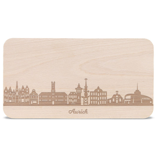 Frühstücksbrettchen Skyline Aurich