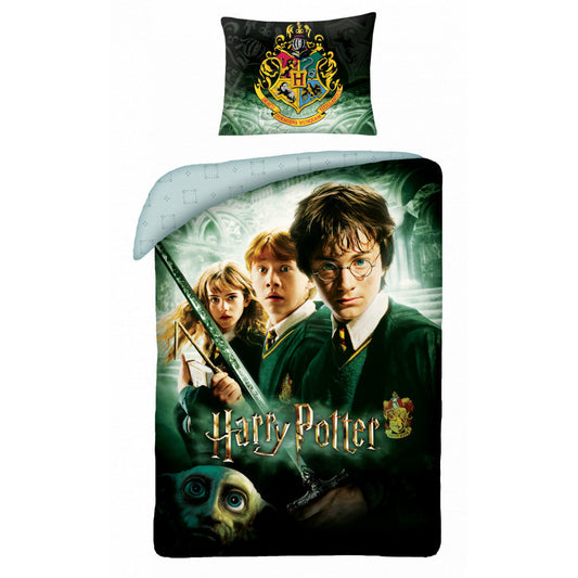 Harry Potter Bettwäsche - weiche Baumwolle - Kissen und Decke