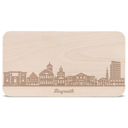 Frühstücksbrettchen Skyline Bayreuth