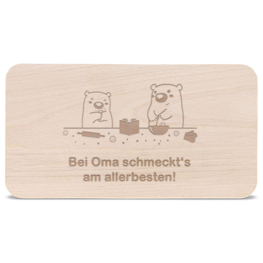 Frühstücksbrettchen Bei Oma schmeckt´s am allerbesten