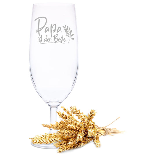 Leonardo Bierglas mit Gravur "Papa ist der Beste"