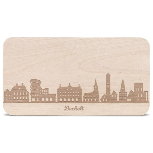 Frühstücksbrettchen Skyline Bocholt