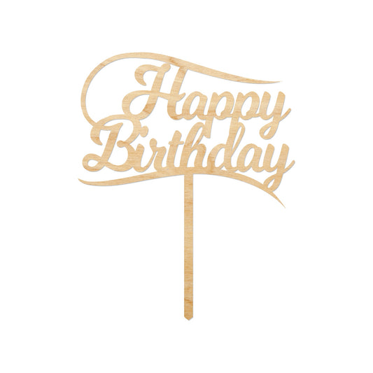 Cake Topper Happy Birthday