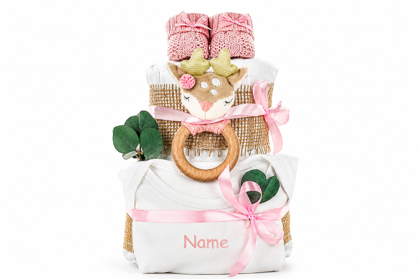 Windeltorte Reh Ella Rosa