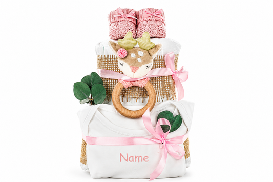 Windeltorte Reh Ella Rosa