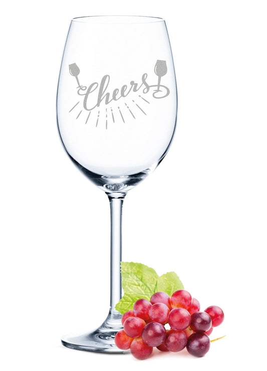Leonardo Weinglas mit Gravur "Cheers"