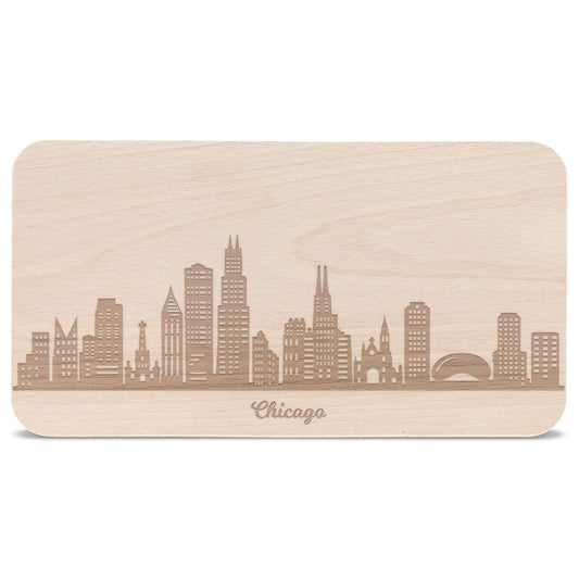 Frühstücksbrettchen Skyline Chicago
