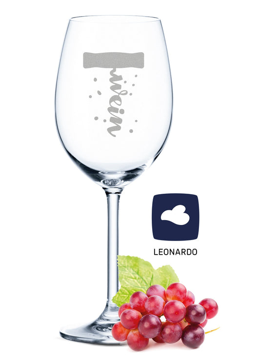 Leonardo Weinglas mit Gravur "Weinspinner"