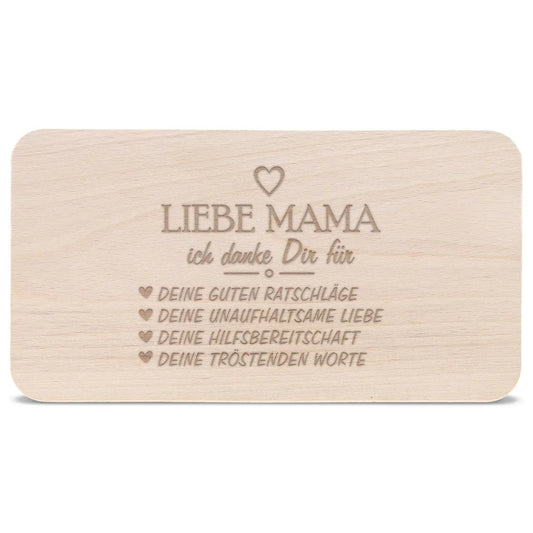 Frühstücksbrettchen "Danke für alles Mama"