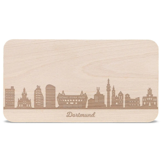Frühstücksbrettchen Skyline Dortmund
