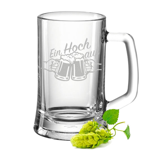 Montana Bierkrug mit Gravur "Ein Hoch auf"