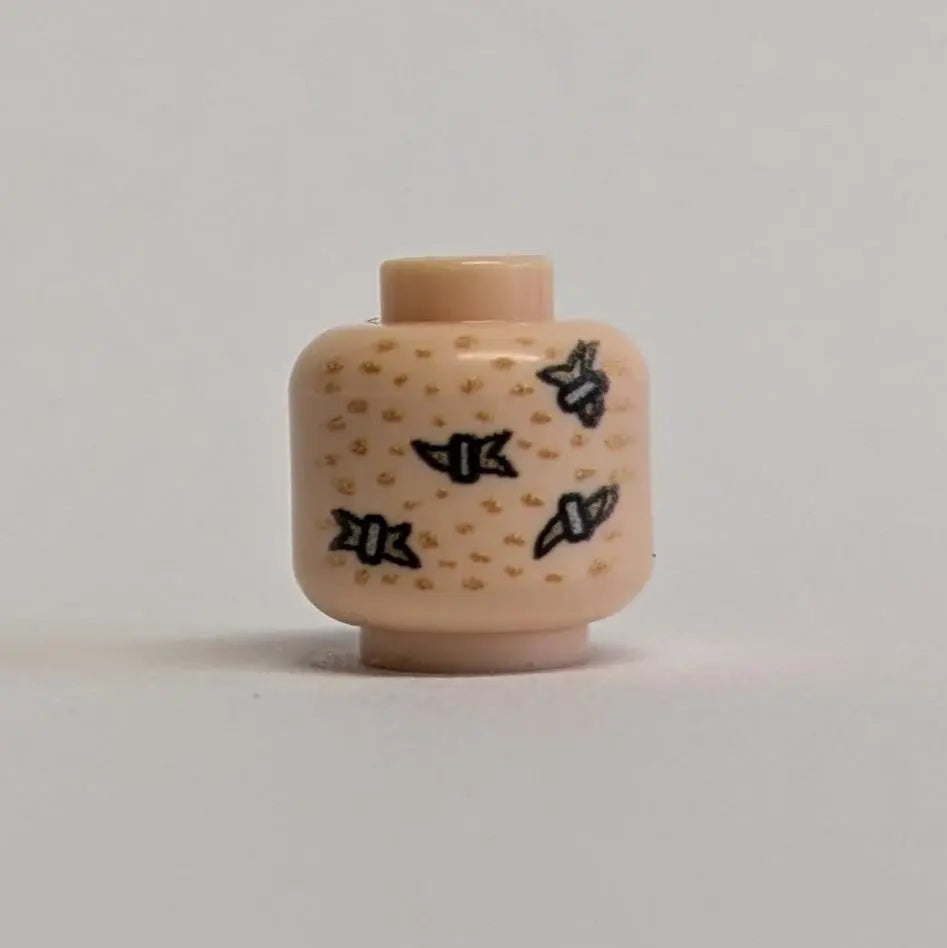 Custom LEGO® Minifiguren-Kopf-Pack – Comic / Mercenary-Style – unmasked