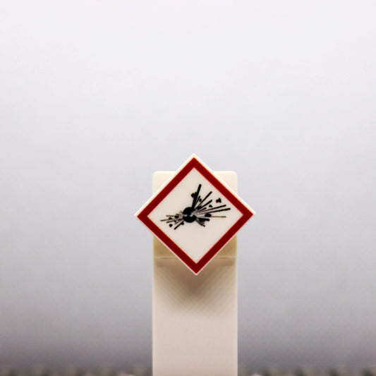 "GHS Explosionsgefährlich" 2x2 Tile