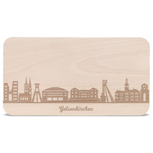 Frühstücksbrettchen Skyline Gelsenkirchen