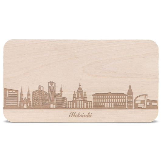 Frühstücksbrettchen Skyline Helsinki