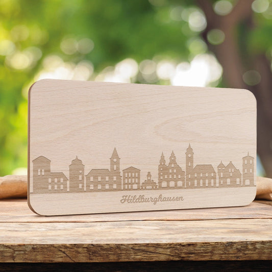 Frühstücksbrettchen Skyline Hildburghausen