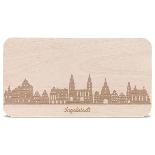 Frühstücksbrettchen Skyline Ingolstadt