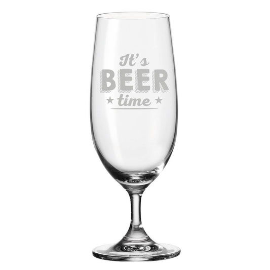 Leonardo Bierglas mit Gravur "It's Beer time"