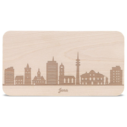 Frühstücksbrettchen Skyline Jena