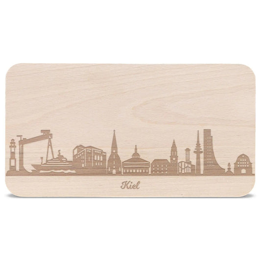 Frühstücksbrettchen Skyline Kiel