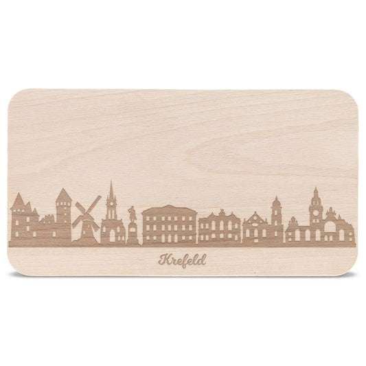 Frühstücksbrettchen Skyline Krefeld