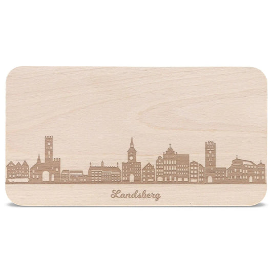 Frühstücksbrettchen Skyline Landsberg