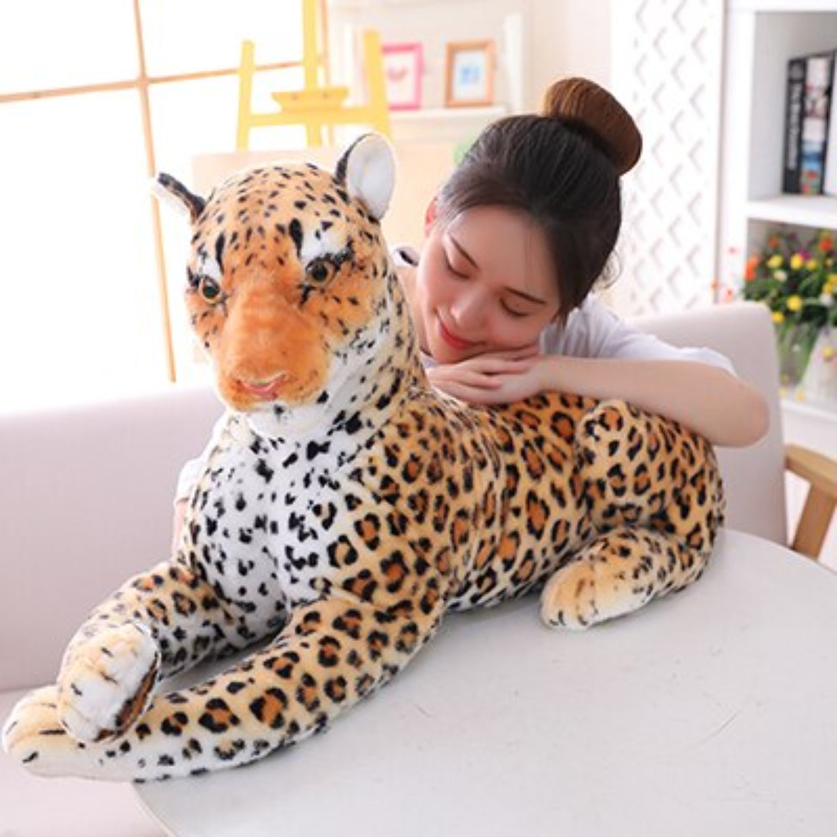 Leopard Kuscheltier - 26 cm Plüschtier Jaguar Stofftier