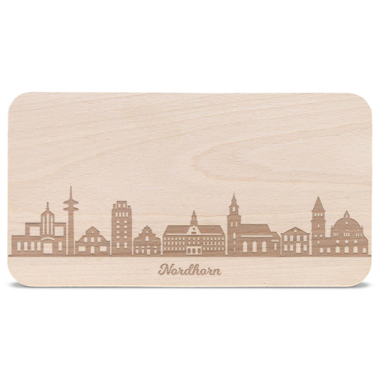 Frühstücksbrettchen Skyline Nordhorn