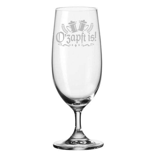 Leonardo Bierglas mit Gravur "O'zapft is!"