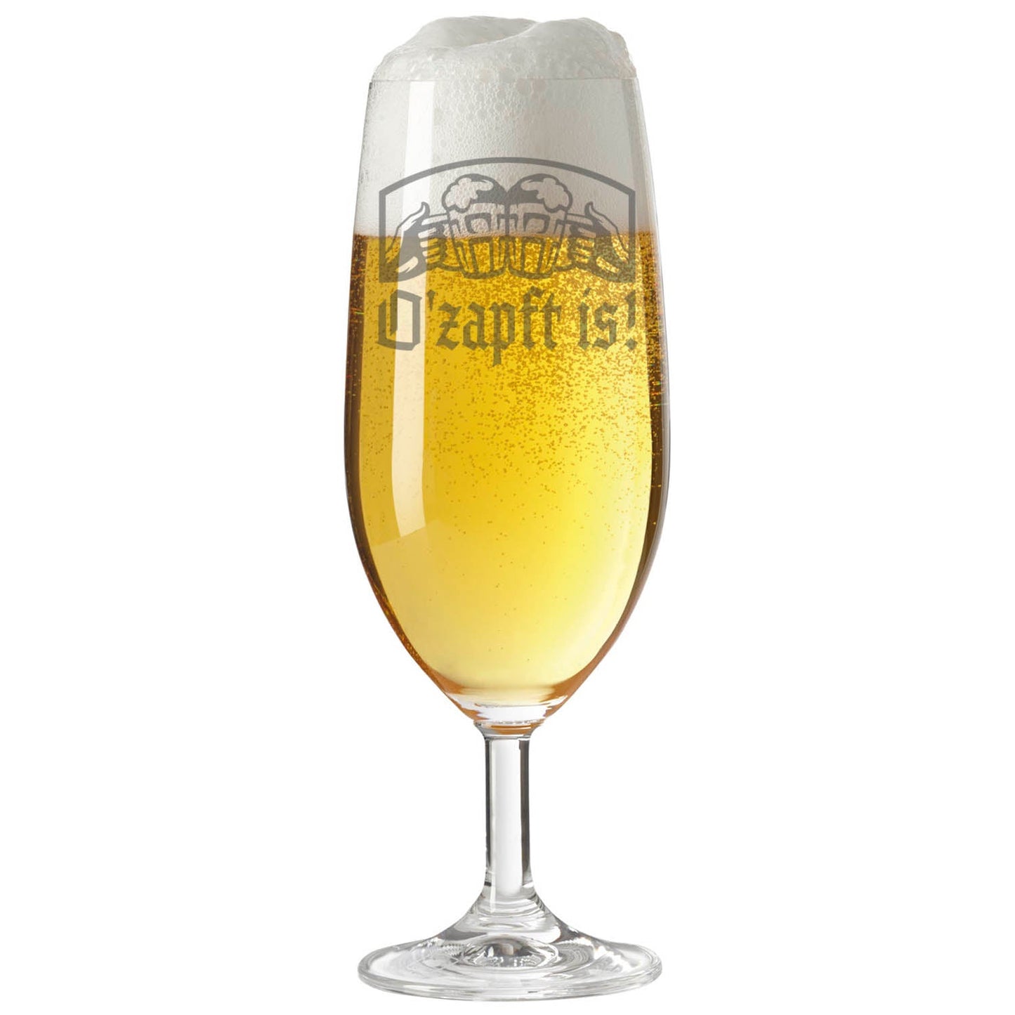Leonardo Bierglas mit Gravur "O'zapft is!"