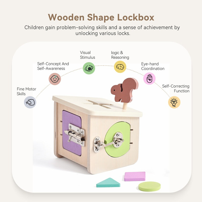 4-in-1 Montessori Lernspiel-Box – Feinmotorik spielerisch fördern