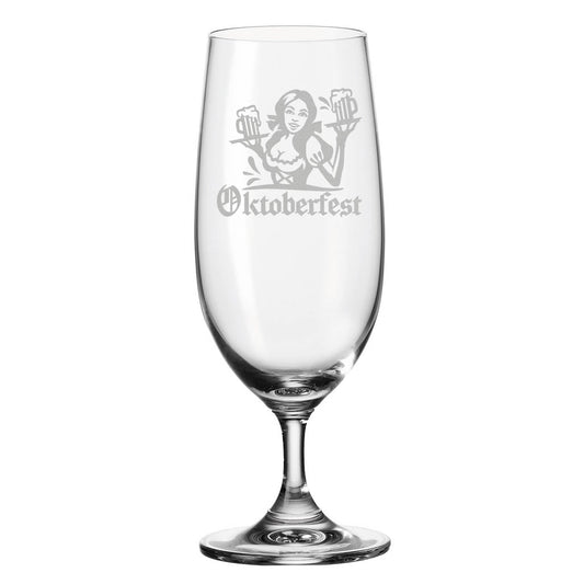 Leonardo Bierglas mit Gravur "Oktoberfest Madl"