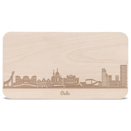 Frühstücksbrettchen Skyline Oslo