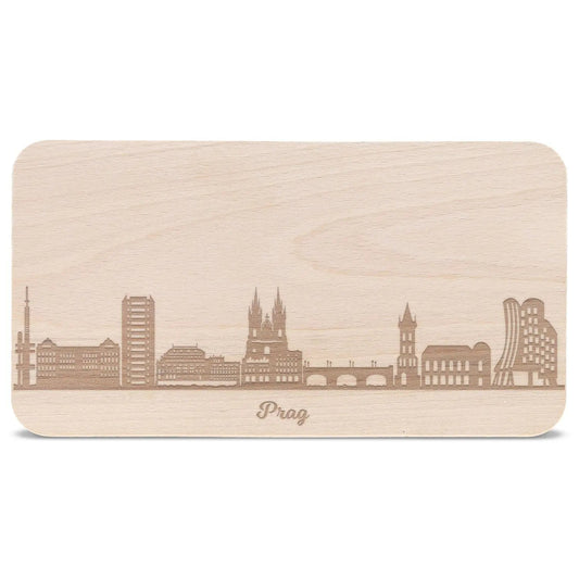 Frühstücksbrettchen Skyline Prag