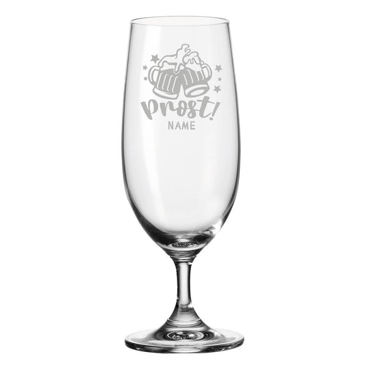 Leonardo Bierglas mit Gravur "Prost Bier" mit Namen