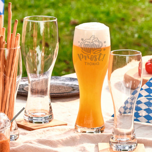 Leonardo Weizenglas "Prost Bier" mit Namen