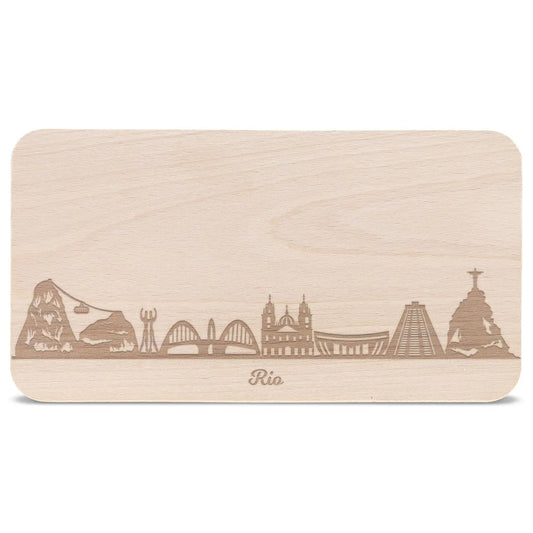 Frühstücksbrettchen Skyline Rio