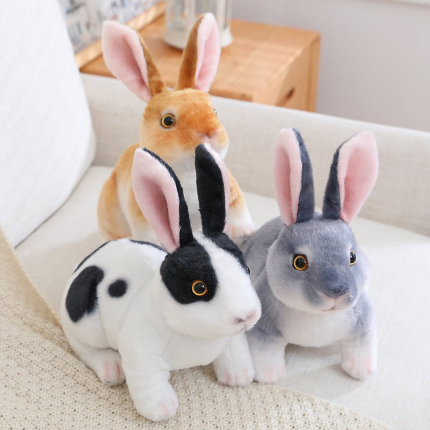 Hase Kuscheltier Häschen - 16 cm Plüschtier weiches Stofftier