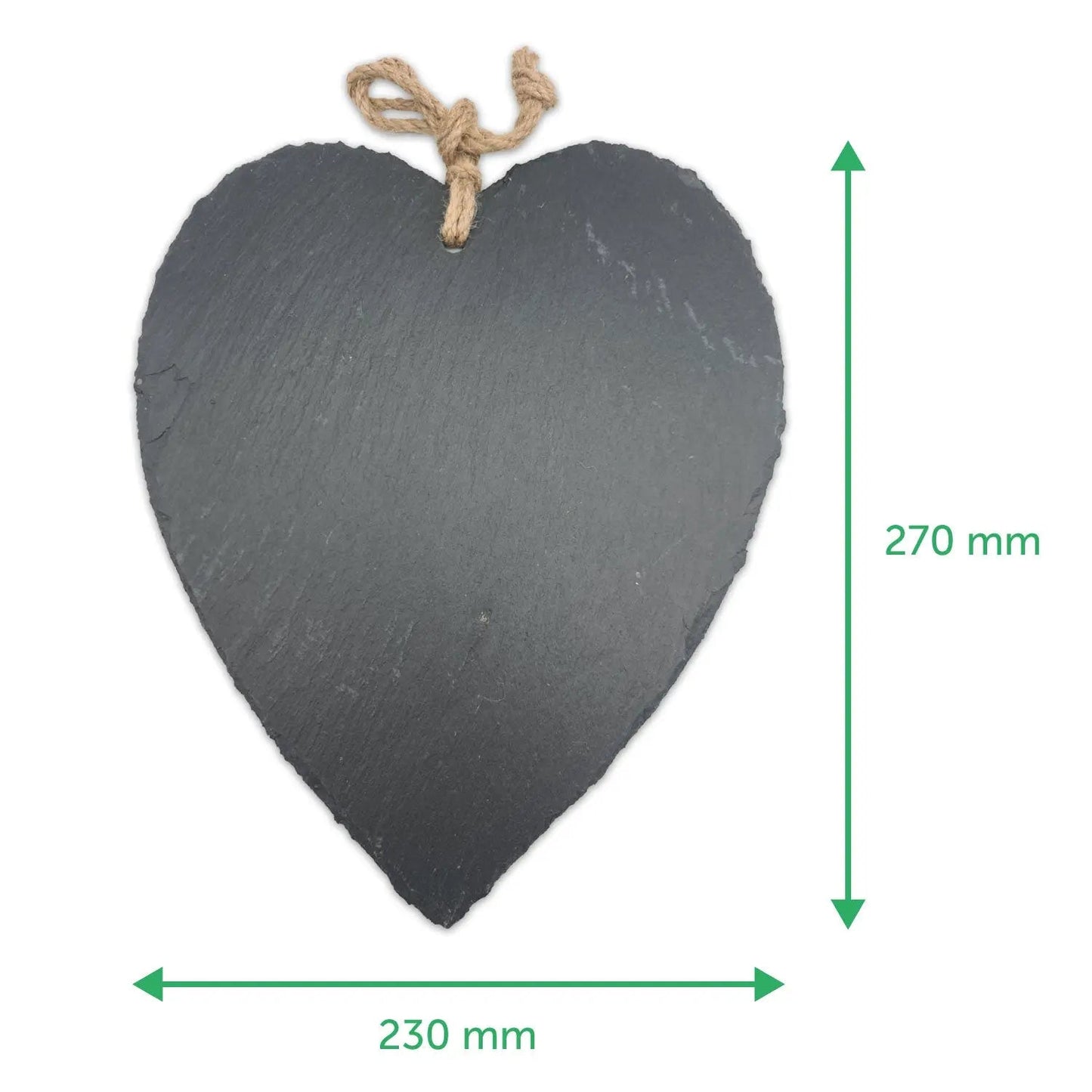 Schieferherz zur Geburt mit Gravur