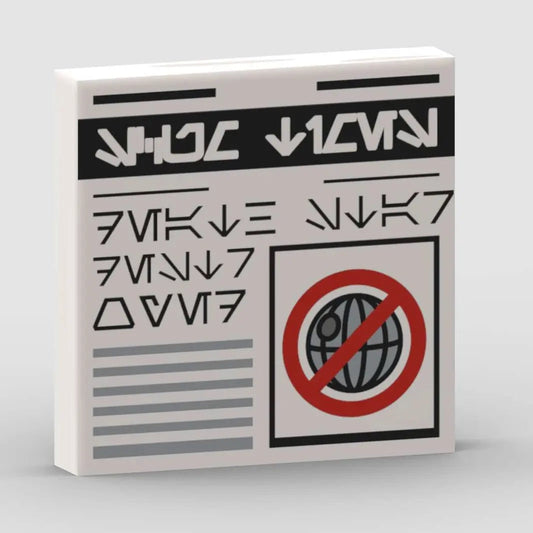 "Scum Times" 2x2 Tile "STAR OF DEATH DESTROYED"