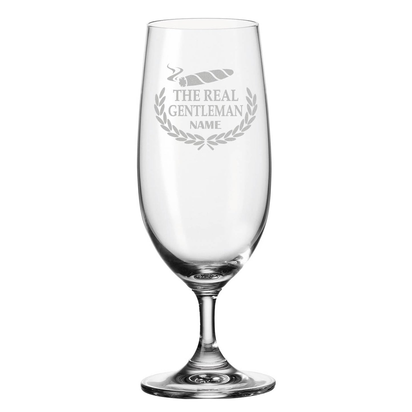 Leonardo Bierglas mit Gravur "The real gentleman" mit Namen
