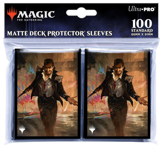 Magic the Gathering Karten Hüllen: Streets of New Capenna featuring Anhelo, the Painter (100)