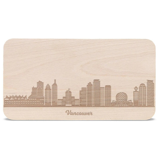 Frühstücksbrettchen Skyline Vancouver